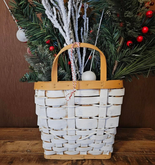 Christmas Hanging or Tabletop Basket