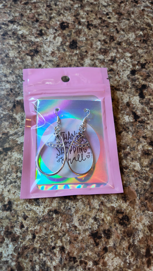 Loop and Cross Earrings