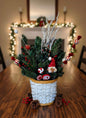 Christmas Hanging or Tabletop Basket