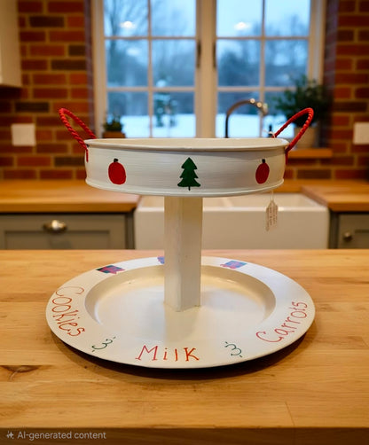 Cookies, Milk & Carrots Tiered Tray