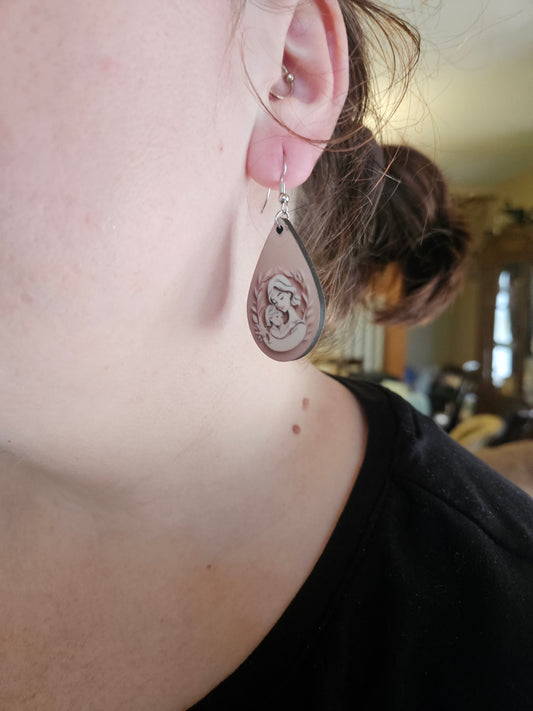 Mother-Child Earrings