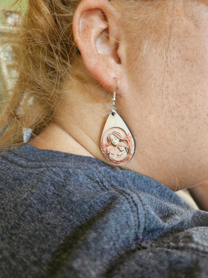 Mother-Child Earrings