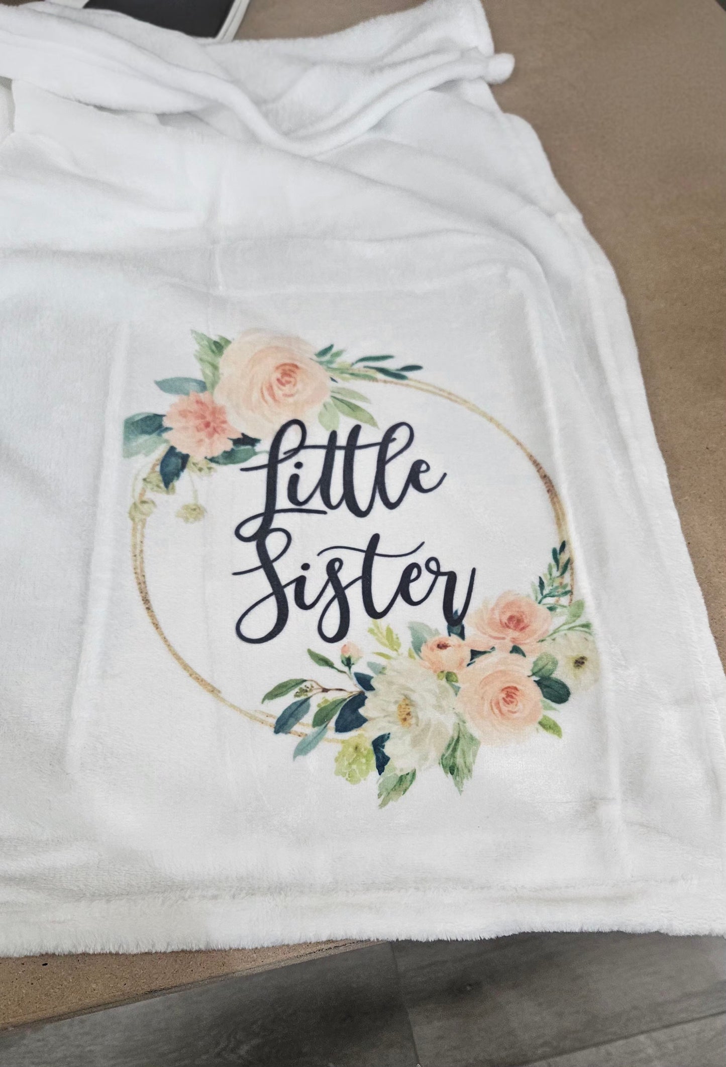 Big Sister/Little Sister Blanket set