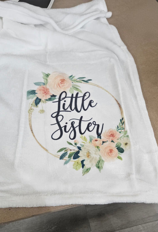 Big Sister/Little Sister Blanket set