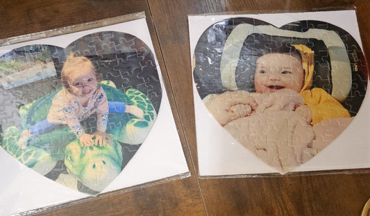Personalized Heart Shaped Puzzle