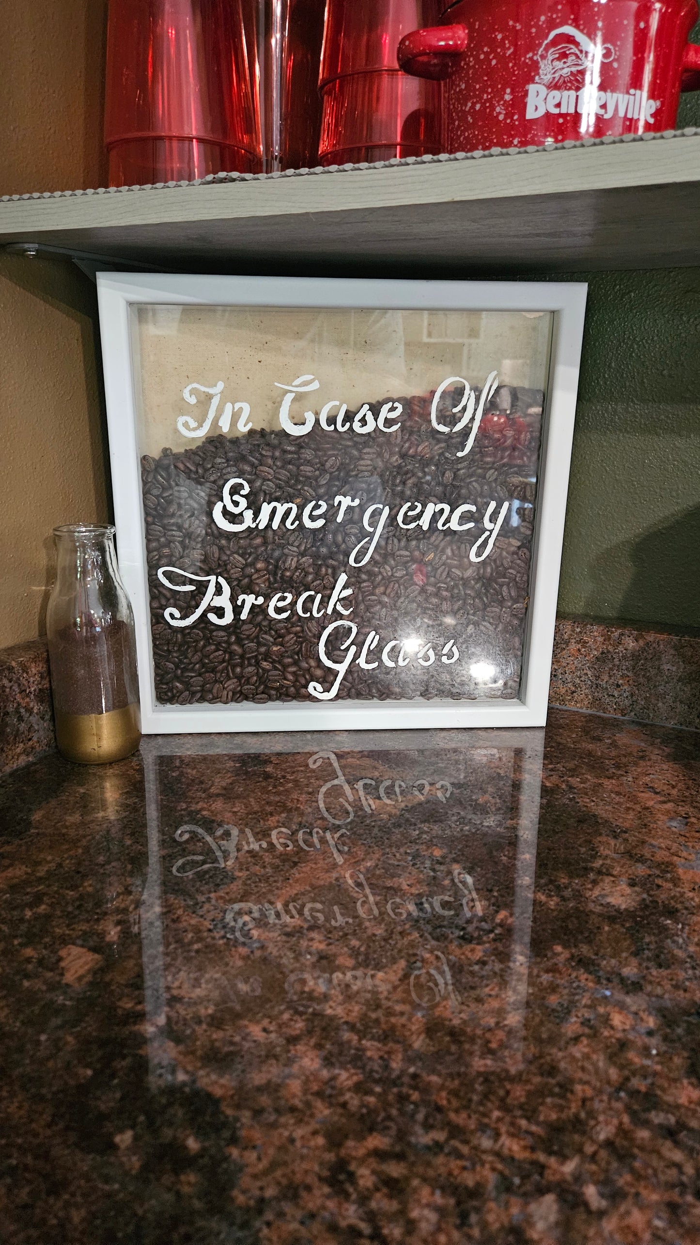 Emergency Shadow Box Decor