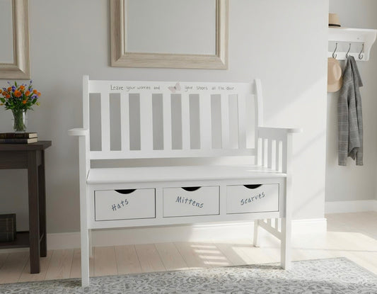 Entry Way Storage Bench