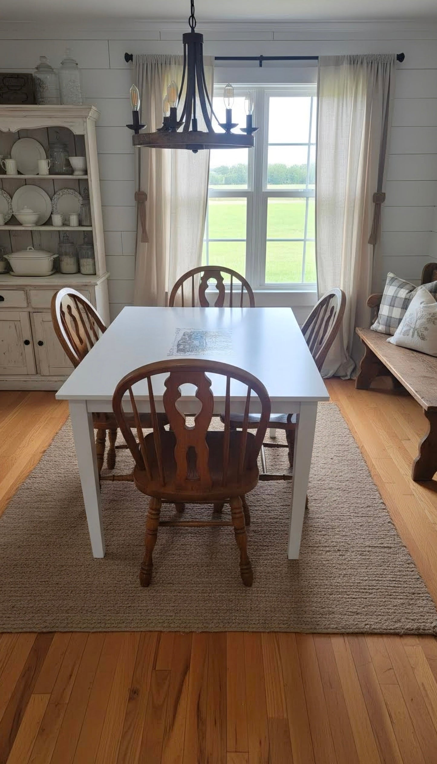 Farmhouse Table and Chairs Set