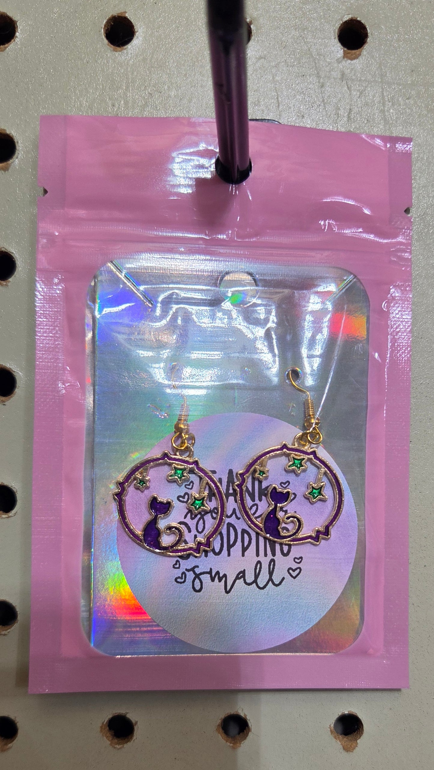 Celestial Cat Earrings