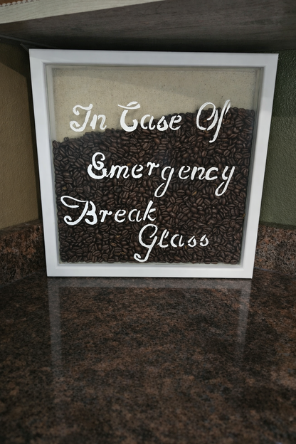 Emergency Shadow Box Decor